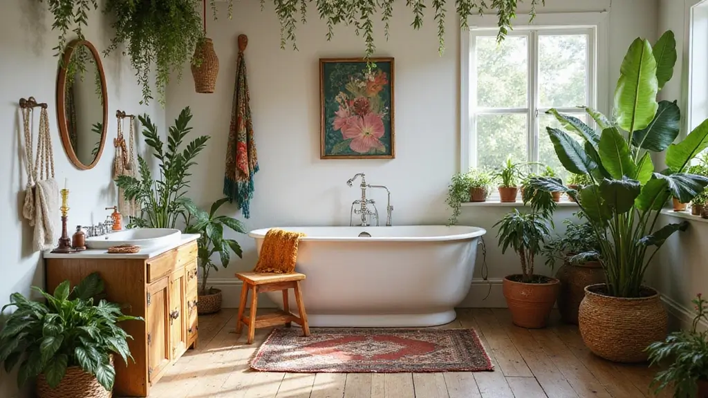 25 Bohemian Bathroom Decor Ideas That Wow Guests