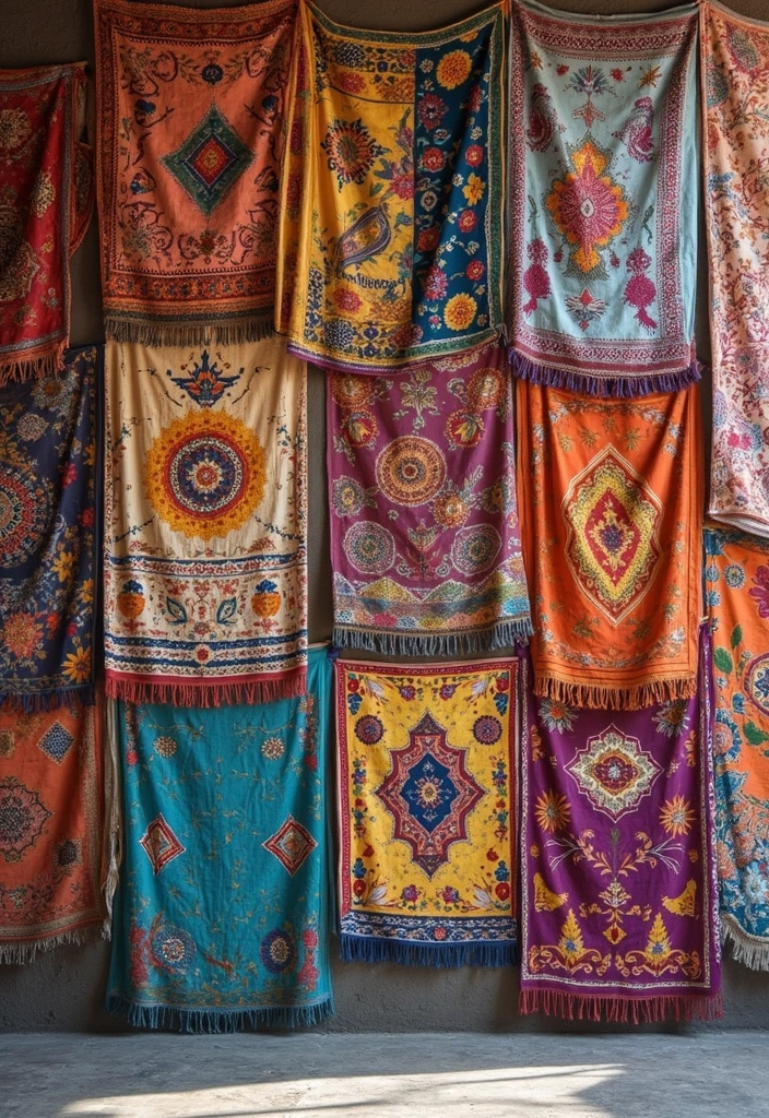 25 Bohemian Dorm Room Ideas Perfect for Small Spaces 2 25 Bohemian Dorm Room Ideas Perfect for Small Spaces - 2. Bohemian Tapestries as Wall Art