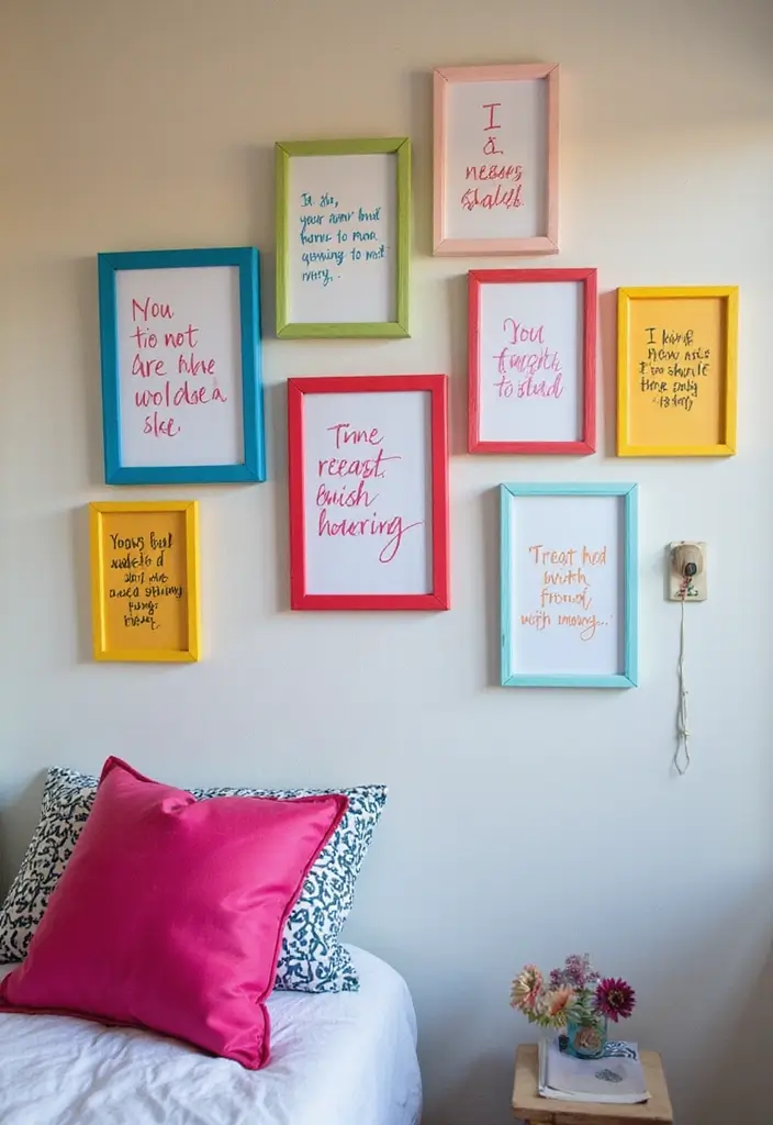 25 Bohemian Dorm Room Ideas Perfect for Small Spaces 23 25 Bohemian Dorm Room Ideas Perfect for Small Spaces - 23. Inspirational Quotes