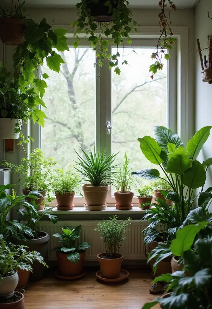 25 Bohemian Dorm Room Ideas Perfect for Small Spaces 3 25 Bohemian Dorm Room Ideas Perfect for Small Spaces - 3. Plant Paradise