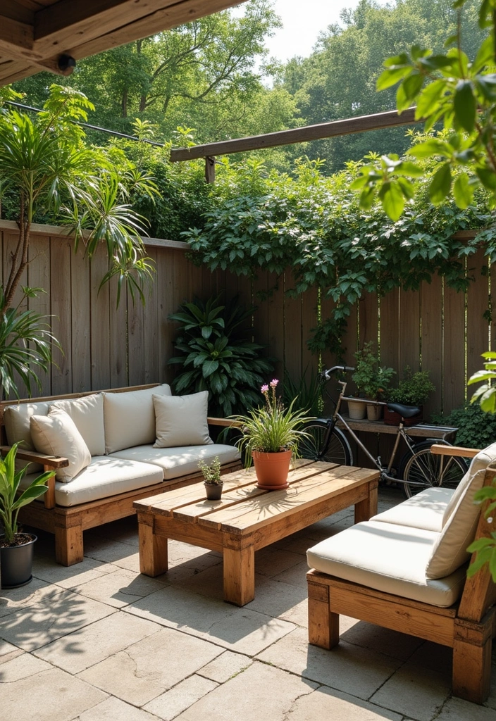 25 Bohemian Patio Decor Ideas for a Relaxed Outdoor Space 15 25 Bohemian Patio Decor Ideas for a Relaxed Outdoor Space - 15. Upcycled Decor