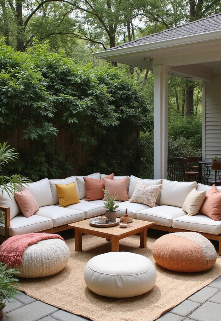 25 Bohemian Patio Decor Ideas for a Relaxed Outdoor Space 7 25 Bohemian Patio Decor Ideas for a Relaxed Outdoor Space - 7. Comfortable Floor Seating