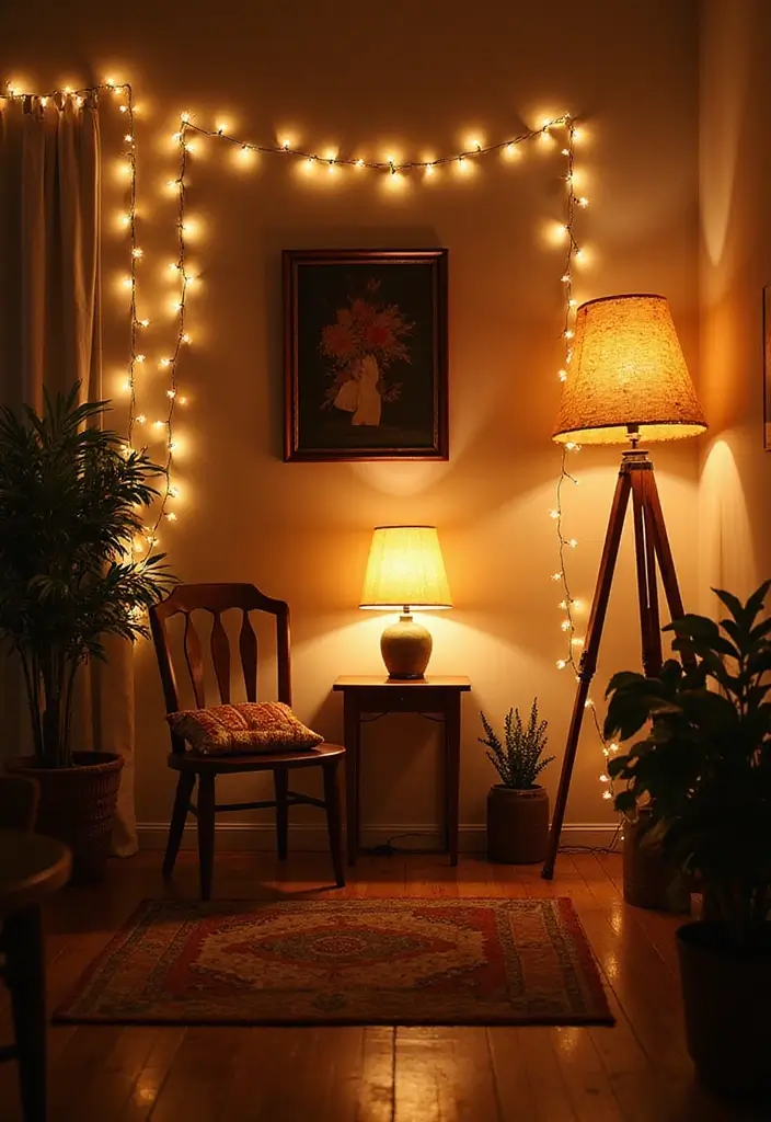 25 Bohemian Room Decor Ideas That Instantly Upgrade Your Space - 10. Layered Lighting