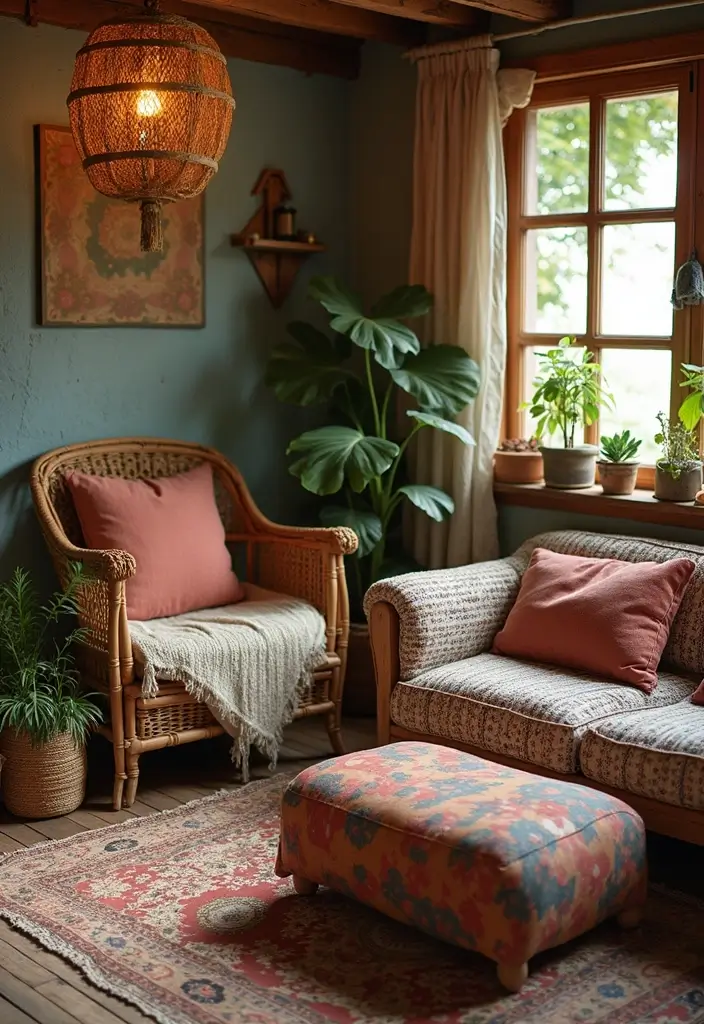 25 Bohemian Room Decor Ideas That Instantly Upgrade Your Space - 16. Recycled Materials