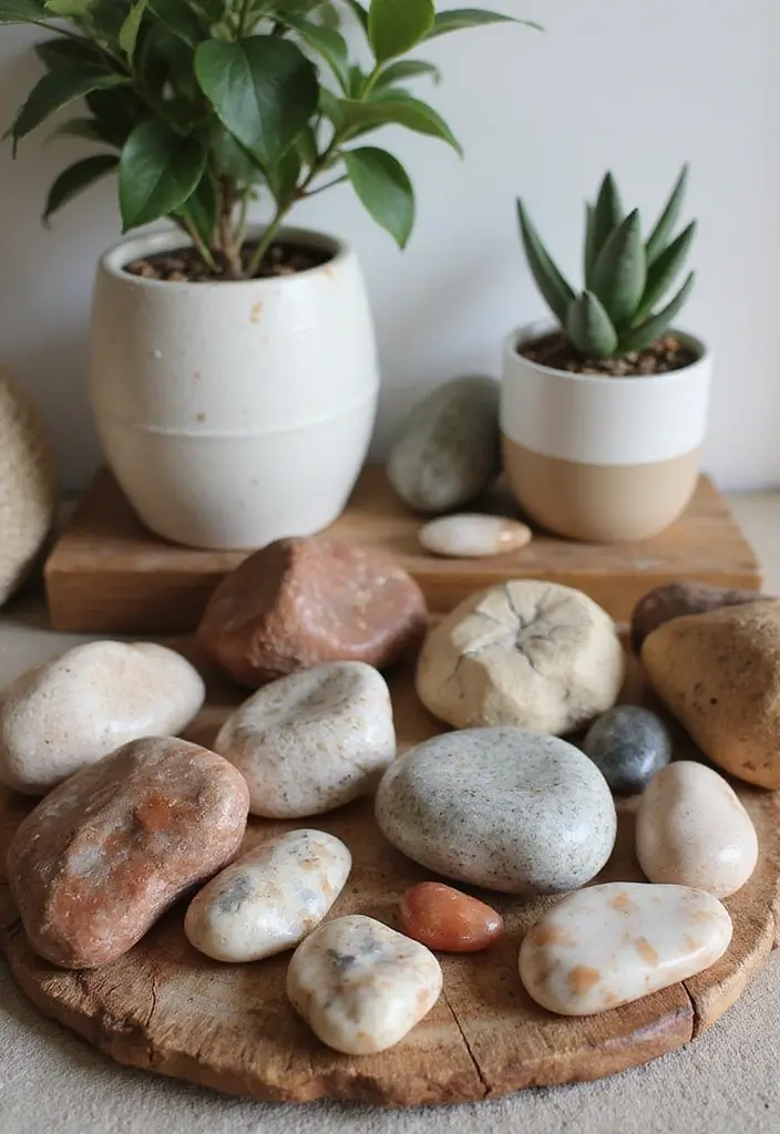 25 Bohemian Room Decor Ideas That Instantly Upgrade Your Space - 25. Natural Stone Accents