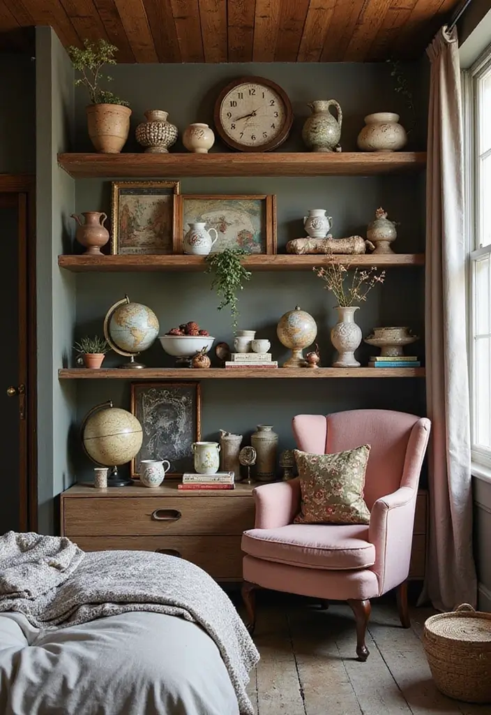 25 Bohemian Slaapkamer Ideas You’ll Want to Copy 12 25 Bohemian Slaapkamer Ideas You’ll Want to Copy - 12. Miscellaneous Decor Accents