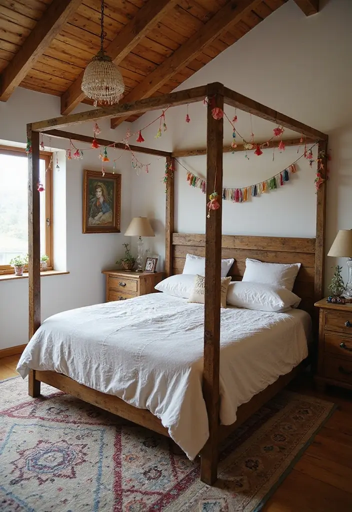 25 Bohemian Slaapkamer Ideas You’ll Want to Copy 21 25 Bohemian Slaapkamer Ideas You’ll Want to Copy - 21. Unique Bed Frames