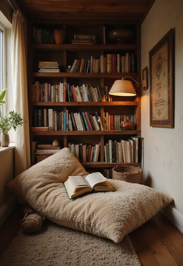 25 Bohemian Slaapkamer Ideas You’ll Want to Copy 5 25 Bohemian Slaapkamer Ideas You’ll Want to Copy - 5. Cozy Reading Nook