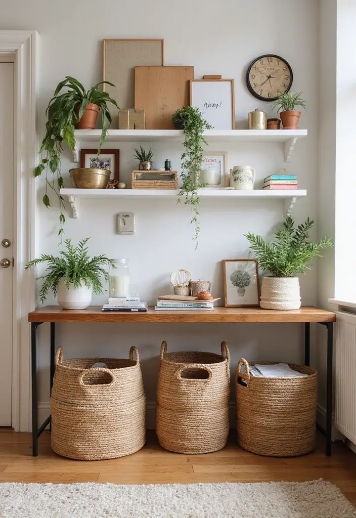 25 Bohemian Studio Apartment Inspirations That Work 12 25 Bohemian Studio Apartment Inspirations That Work - 12. Functional Decor