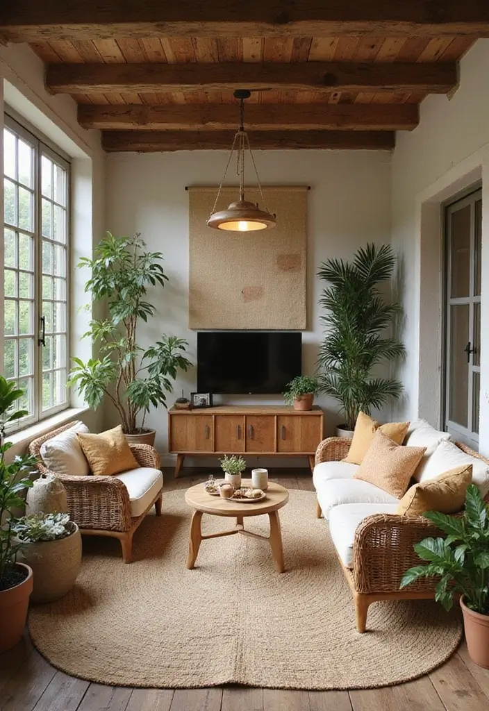 25 Bohemian Studio Apartment Inspirations That Work 15 25 Bohemian Studio Apartment Inspirations That Work - 15. Outdoor-Inspired Decor