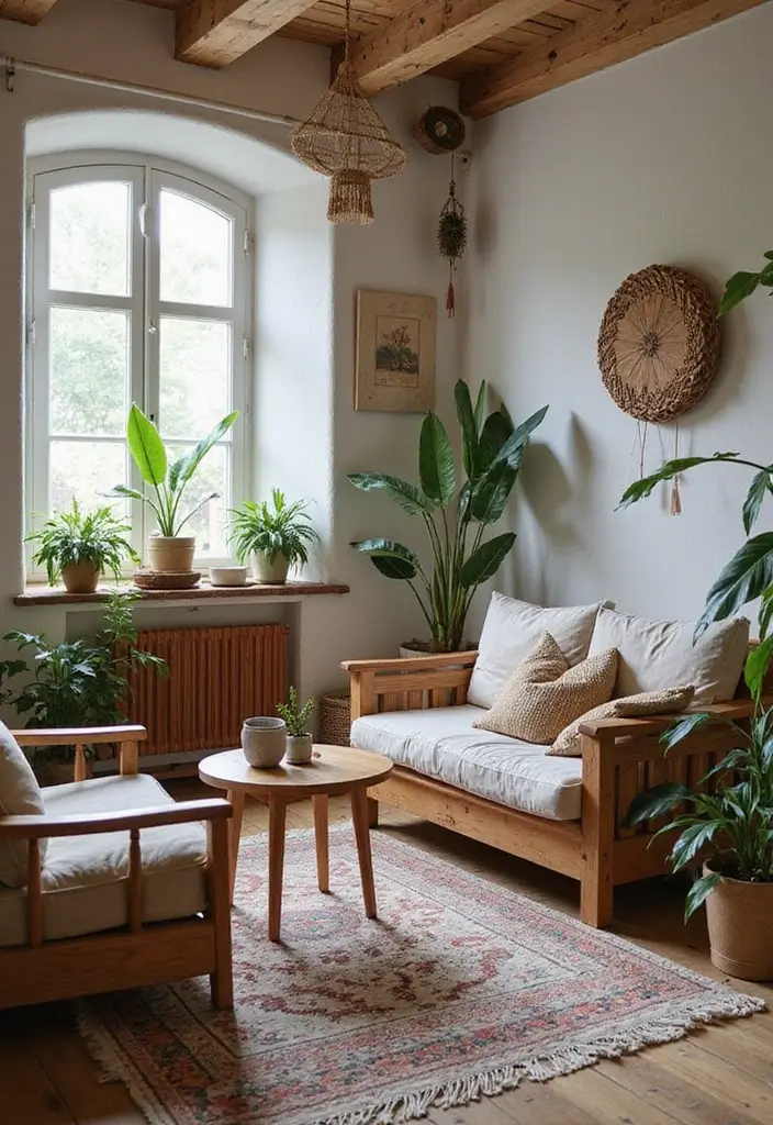 25 Bohemian Studio Apartment Inspirations That Work 20 25 Bohemian Studio Apartment Inspirations That Work - 20. Embrace Natural Elements