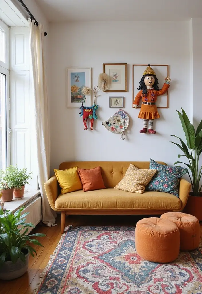 25 Bohemian Studio Apartment Inspirations That Work 22 25 Bohemian Studio Apartment Inspirations That Work - 22. Whimsical Decor