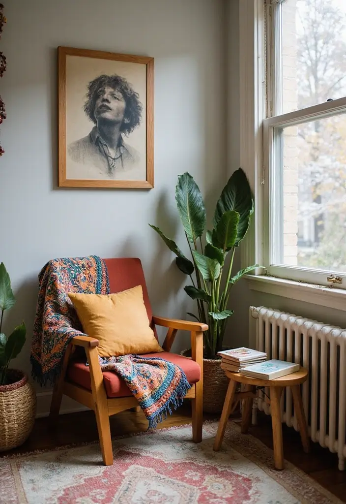 25 Bohemian Studio Apartment Inspirations That Work 5 25 Bohemian Studio Apartment Inspirations That Work - 5. Cozy Reading Nooks