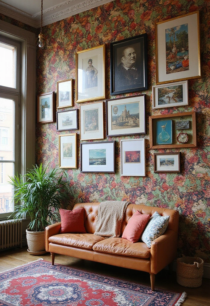25 Bohemian Studio Apartment Inspirations That Work 6 25 Bohemian Studio Apartment Inspirations That Work - 6. Statement Walls