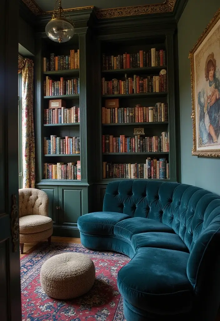 25 Dark Bohemian Bedroom Ideas for Moody Aesthetics 2 25 Dark Bohemian Bedroom Ideas for Moody Aesthetics - 2. Dark Velvet Upholstery