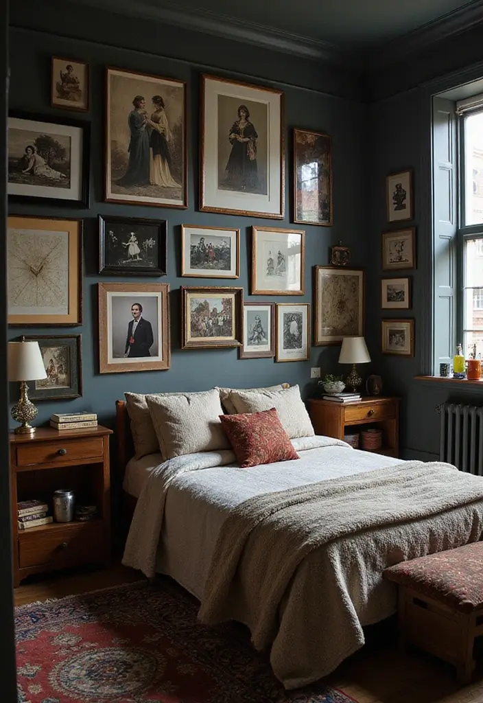 25 Dark Bohemian Bedroom Ideas for Moody Aesthetics 25 25 Dark Bohemian Bedroom Ideas for Moody Aesthetics - 25. Personal Sanctuary