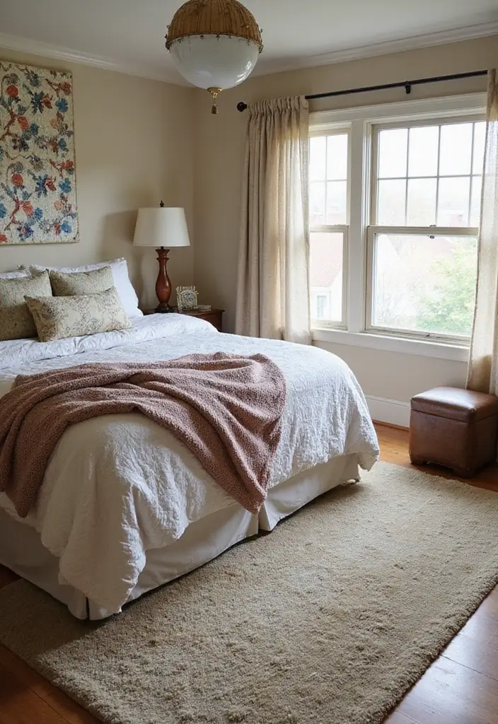 25 Dark Bohemian Bedroom Ideas for Moody Aesthetics 4 25 Dark Bohemian Bedroom Ideas for Moody Aesthetics - 4. Layered Textiles