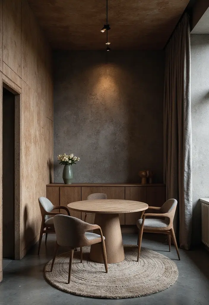 25 Dark Bohemian Decor Ideas for a Dramatic Touch 15 25 Dark Bohemian Decor Ideas for a Dramatic Touch - 15. Textured Wall Finishes