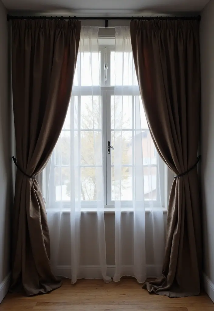 25 Dark Bohemian Decor Ideas for a Dramatic Touch 16 25 Dark Bohemian Decor Ideas for a Dramatic Touch - 16. Flowy Bohemian Curtains