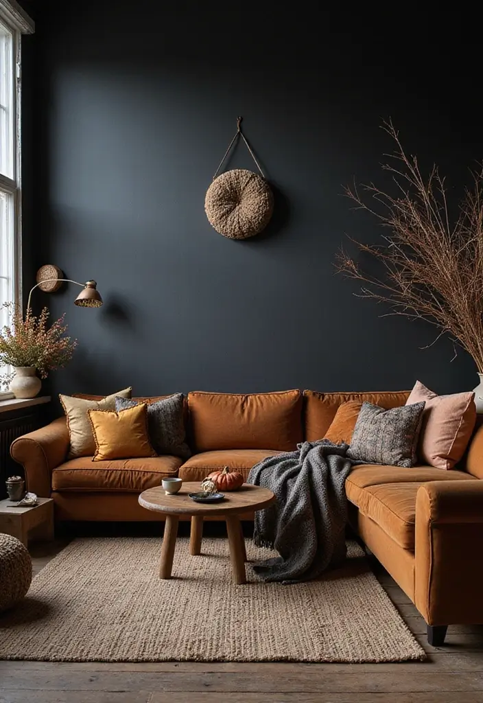 25 Dark Bohemian Decor Ideas for a Dramatic Touch 25 25 Dark Bohemian Decor Ideas for a Dramatic Touch - 25. Seasonal Refresh