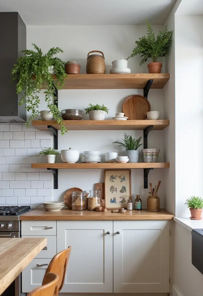 25 Kitchen Bohemian Decor Ideas You’ll Fall in Love With 11 25 Kitchen Bohemian Decor Ideas You’ll Fall in Love With - 11. Open Shelving