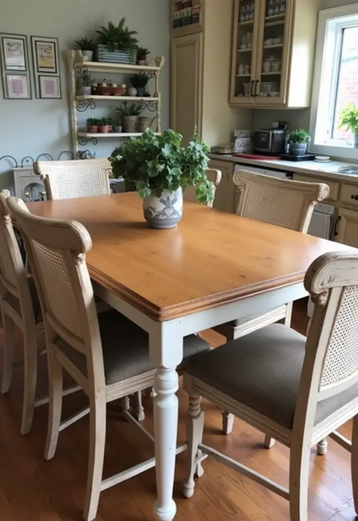 25 Kitchen Bohemian Decor Ideas You’ll Fall in Love With 21 25 Kitchen Bohemian Decor Ideas You’ll Fall in Love With - 21. Upcycled Furniture