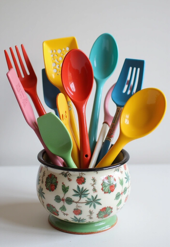 25 Kitchen Bohemian Decor Ideas You’ll Fall in Love With 8 25 Kitchen Bohemian Decor Ideas You’ll Fall in Love With - 8. Quirky Kitchen Utensils