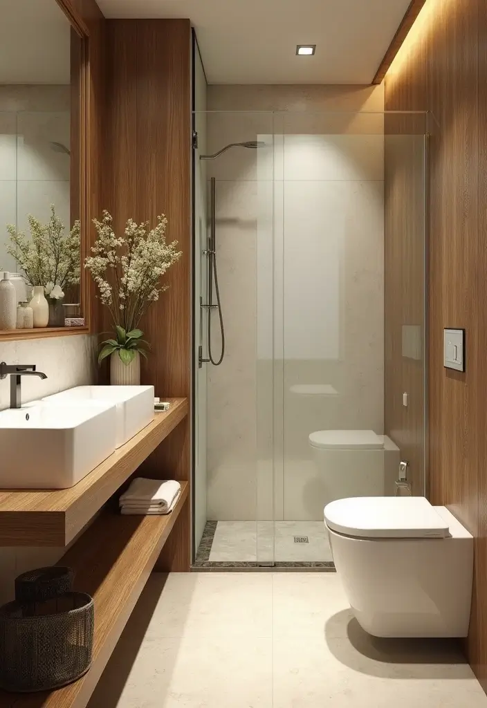 25 Small Bathroom Bohemian Decor Ideas That Maximize Style 11 25 Small Bathroom Bohemian Decor Ideas That Maximize Style - 11. Sustainable Materials