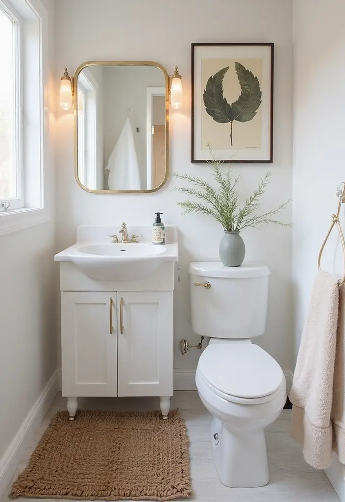 25 Small Bathroom Bohemian Decor Ideas That Maximize Style 22 25 Small Bathroom Bohemian Decor Ideas That Maximize Style - 22. Minimalistic Boho