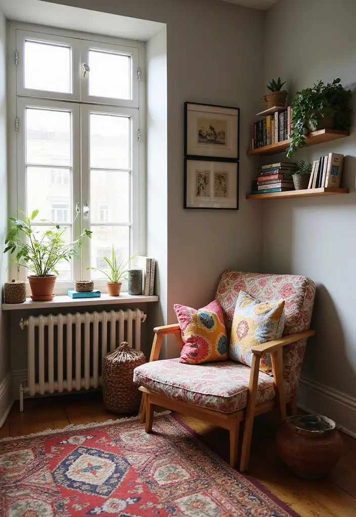 26 Bohemian Apartment Decor Tips You’ll Want to Try 16 26 Bohemian Apartment Decor Tips You’ll Want to Try - 16. Create a Reading Corner