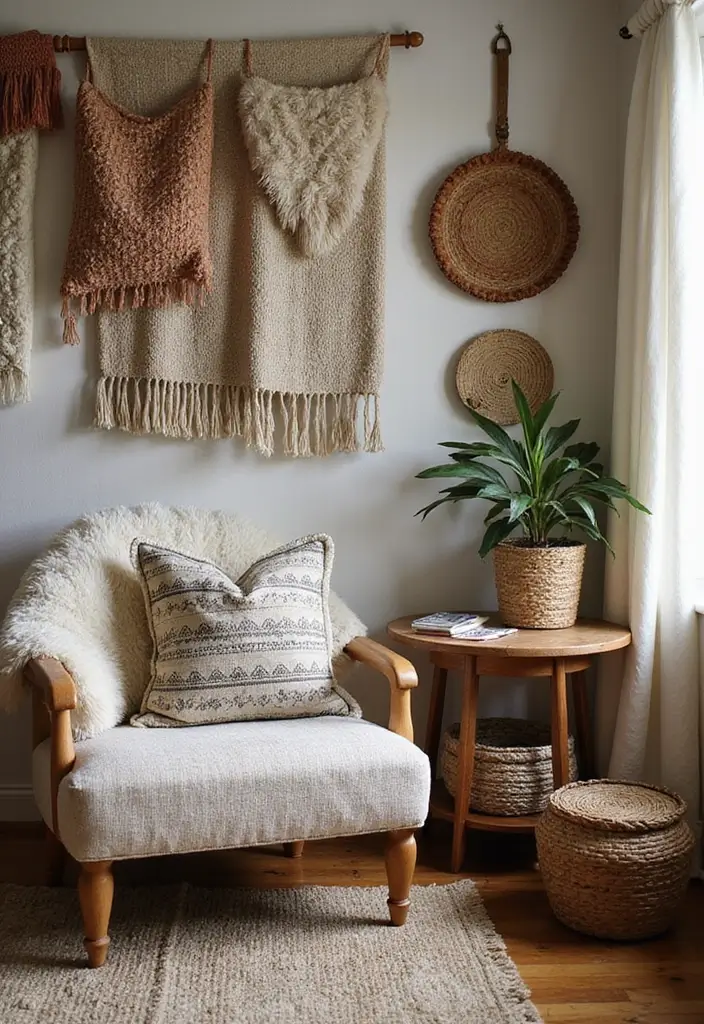 26 Bohemian Apartment Decor Tips You’ll Want to Try 2 26 Bohemian Apartment Decor Tips You’ll Want to Try - 2. Layering Textures