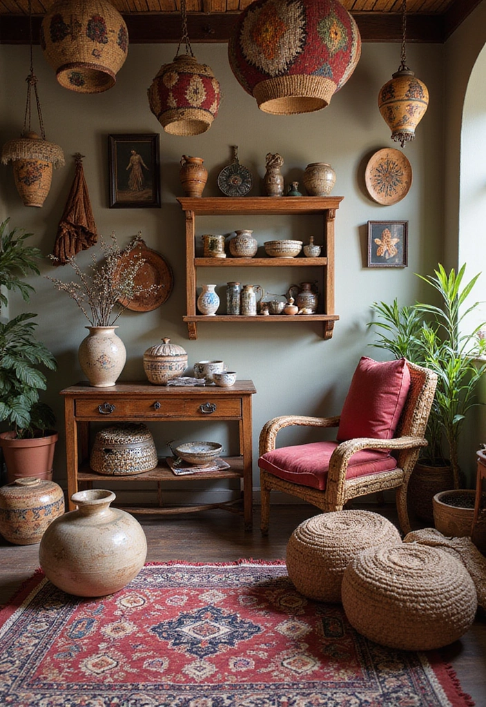 26 Bohemian Apartment Decor Tips You’ll Want to Try 21 26 Bohemian Apartment Decor Tips You’ll Want to Try - 21. Add Cultural Artifacts