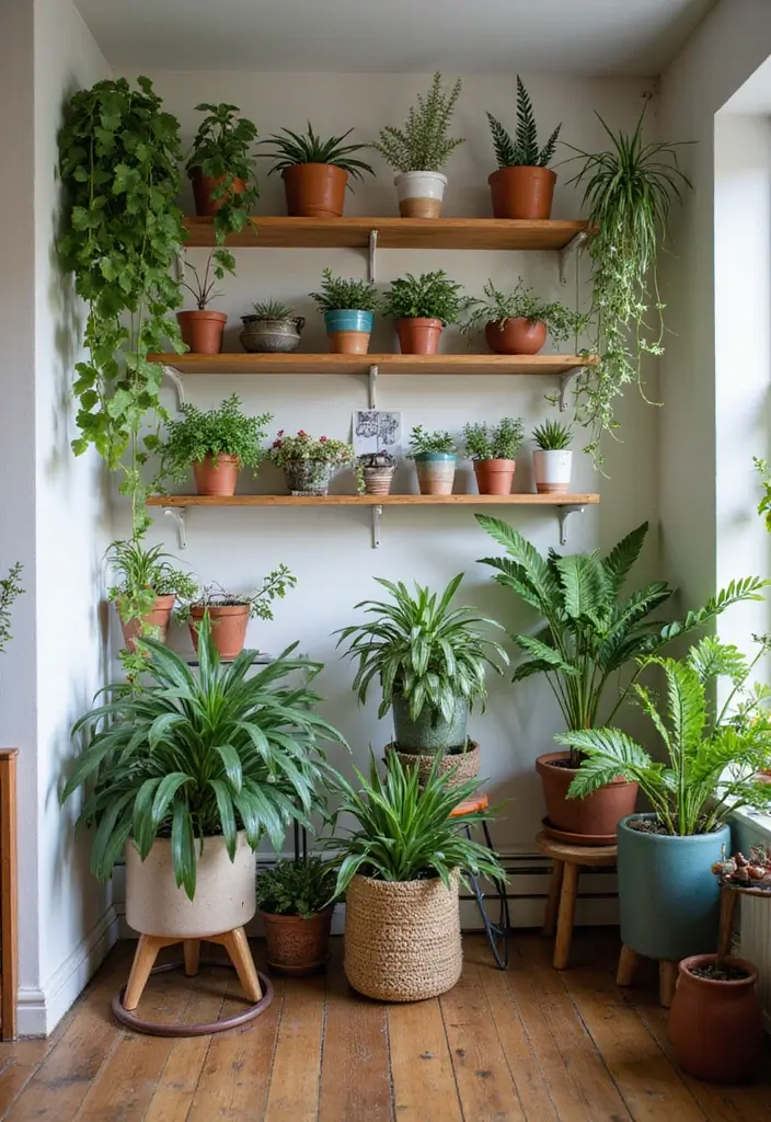 26 Bohemian Apartment Decor Tips You’ll Want to Try 3 26 Bohemian Apartment Decor Tips You’ll Want to Try - 3. Add Greenery