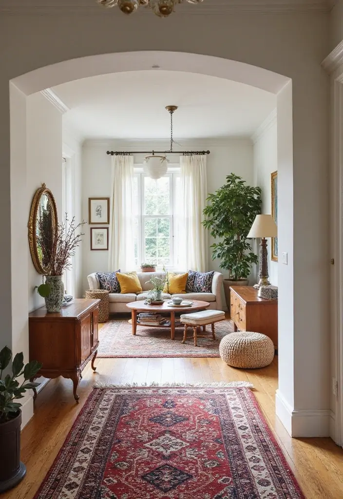 26 Bohemian Entryway Ideas That Make a First Impression - 23. Open-Concept Design