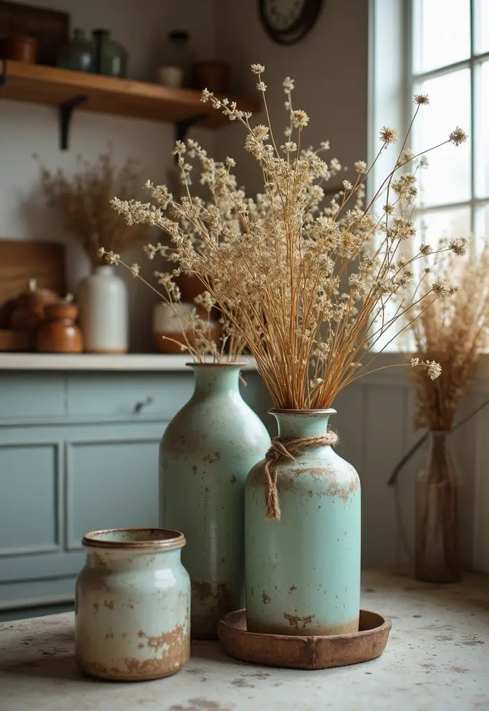 26 Bohemian Laundry Room Ideas That Look Stylish 13 26 Bohemian Laundry Room Ideas That Look Stylish - 13. Dried Flowers and Botanicals