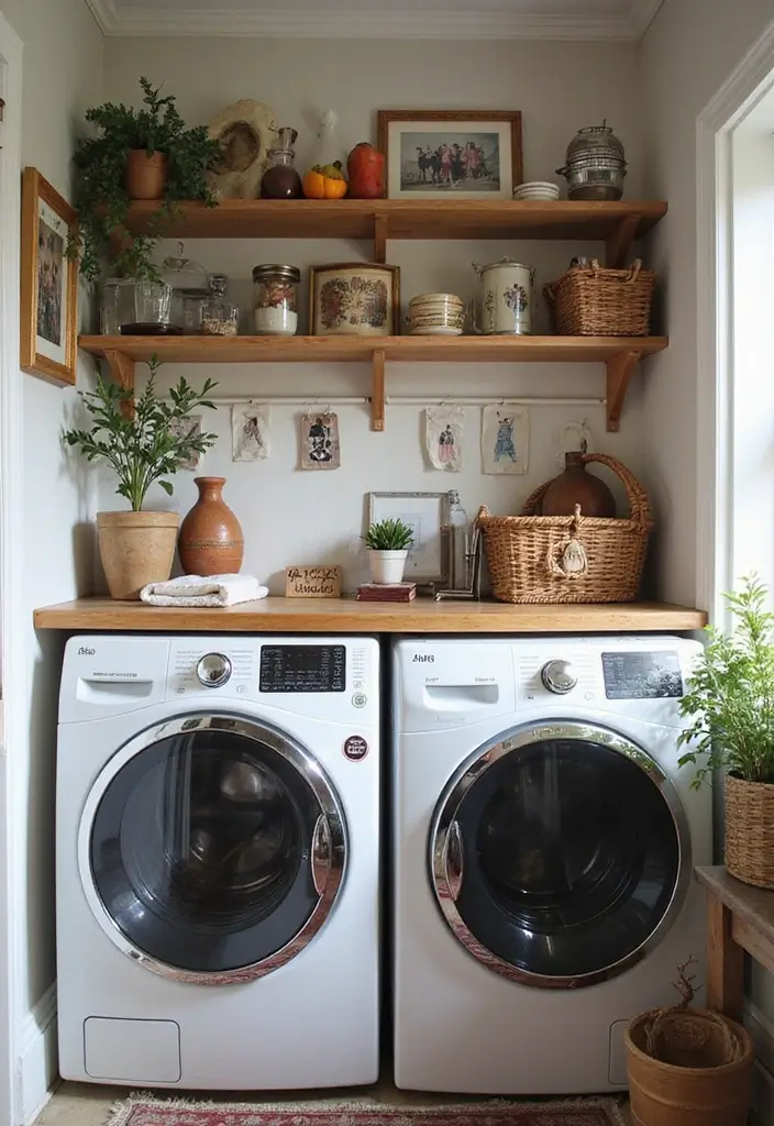 26 Bohemian Laundry Room Ideas That Look Stylish 24 26 Bohemian Laundry Room Ideas That Look Stylish - 24. Personalized Laundry Rooms