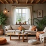 26 Earthy Bohemian Living Room Ideas for Natural Warmth
