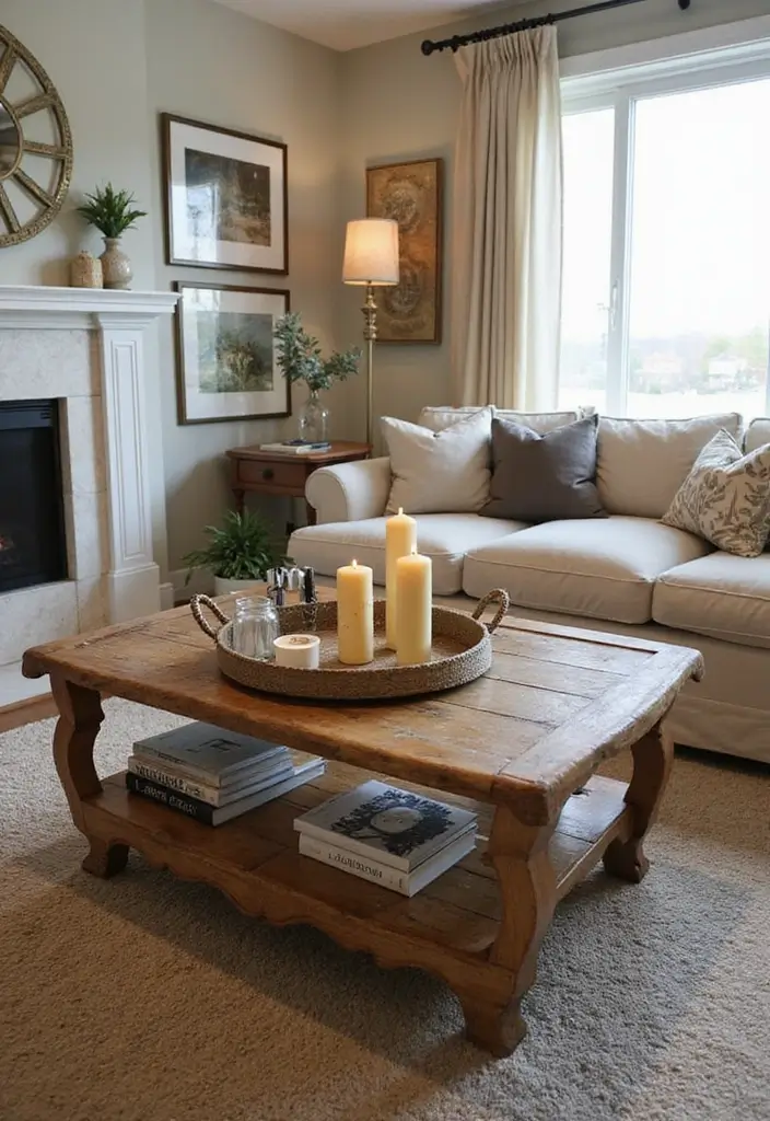 26 Earthy Bohemian Living Room Ideas for Natural Warmth 16 26 Earthy Bohemian Living Room Ideas for Natural Warmth - 16. Unique Coffee Tables