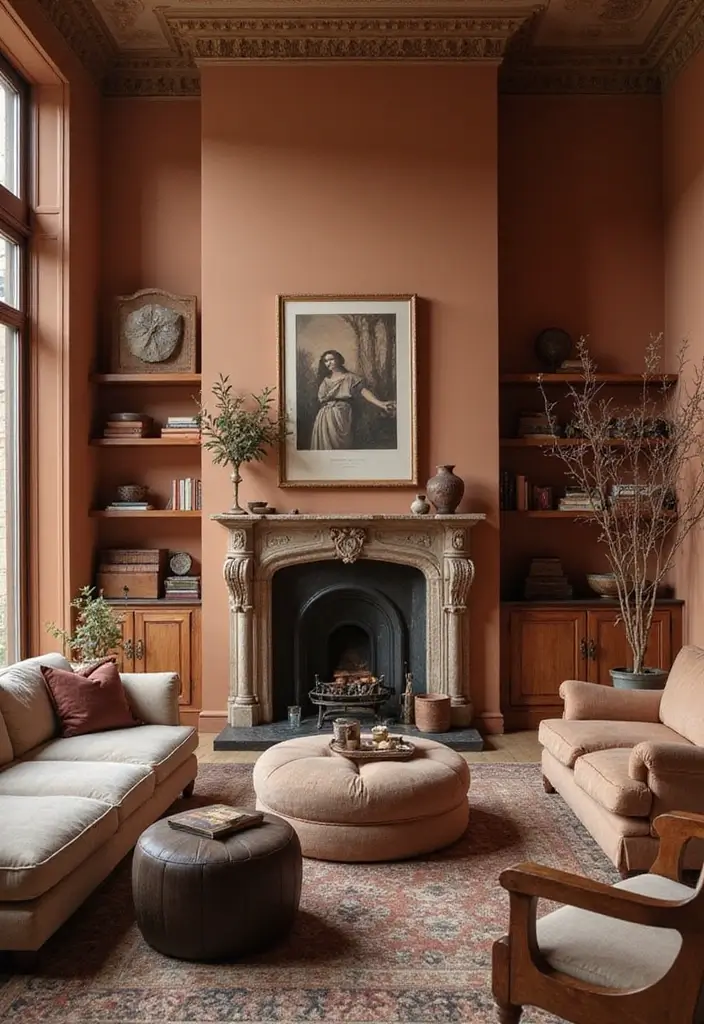 26 Earthy Bohemian Living Room Ideas for Natural Warmth 2 26 Earthy Bohemian Living Room Ideas for Natural Warmth - 2. Earthy Color Palette