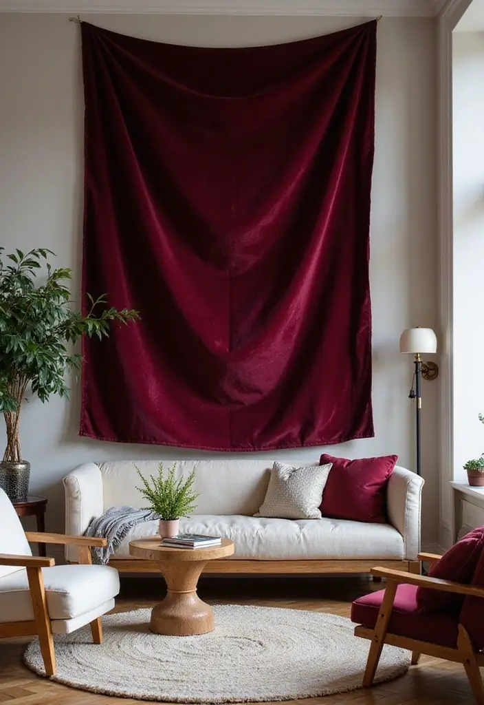 26 Gothic Bohemian Decor Inspirations for a Bold Home - 1. Velvet Wall Hangings