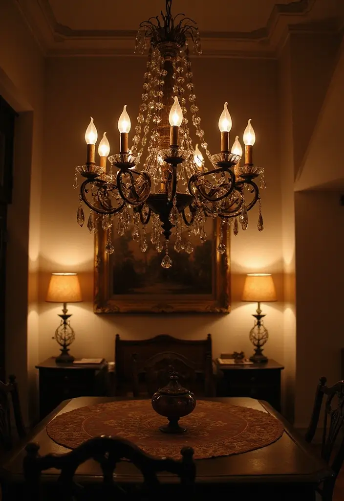 26 Gothic Bohemian Decor Inspirations for a Bold Home - 10. Statement Lighting Fixtures