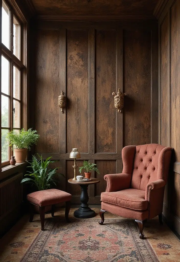 26 Gothic Bohemian Decor Inspirations for a Bold Home - 13. Textural Wall Treatments