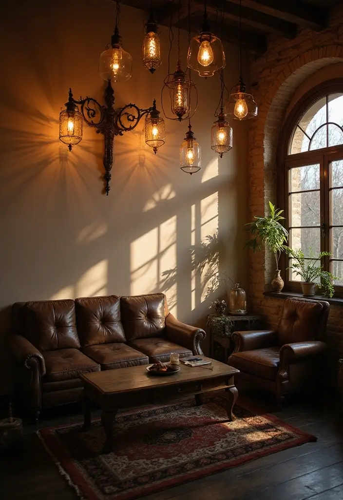26 Gothic Bohemian Decor Inspirations for a Bold Home - 18. Creative Use of Shadows