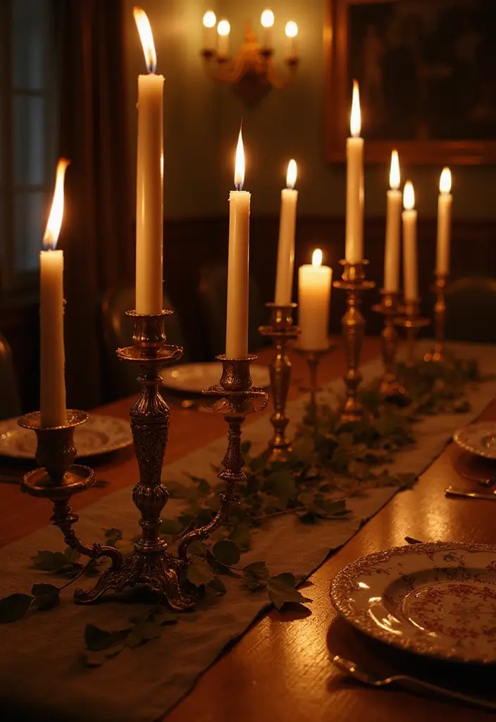 26 Gothic Bohemian Decor Inspirations for a Bold Home - 5. Candlelit Ambiance