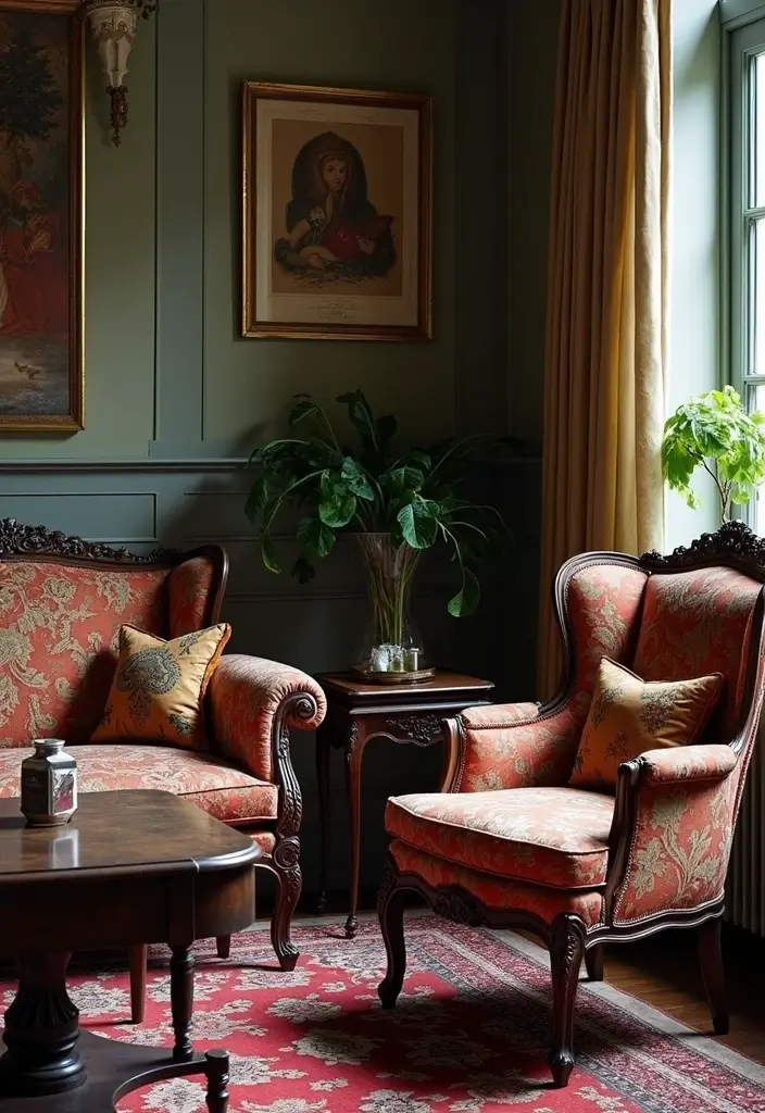 26 Gothic Bohemian Decor Inspirations for a Bold Home - 6. Antique Furniture Finds