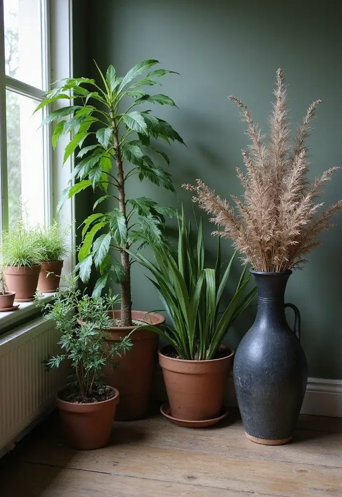 26 Gothic Bohemian Decor Inspirations for a Bold Home - 8. Nature-Inspired Accents