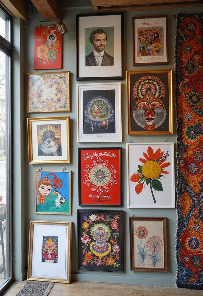 26 Toca Boca Bohemian House Ideas for Cozy Vibes 2 26 Toca Boca Bohemian House Ideas for Cozy Vibes - 2. Eclectic Wall Art