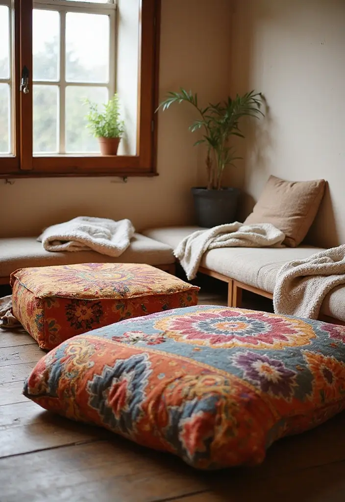 26 Toca Boca Bohemian House Ideas for Cozy Vibes 3 26 Toca Boca Bohemian House Ideas for Cozy Vibes - 3. Cozy Floor Cushions