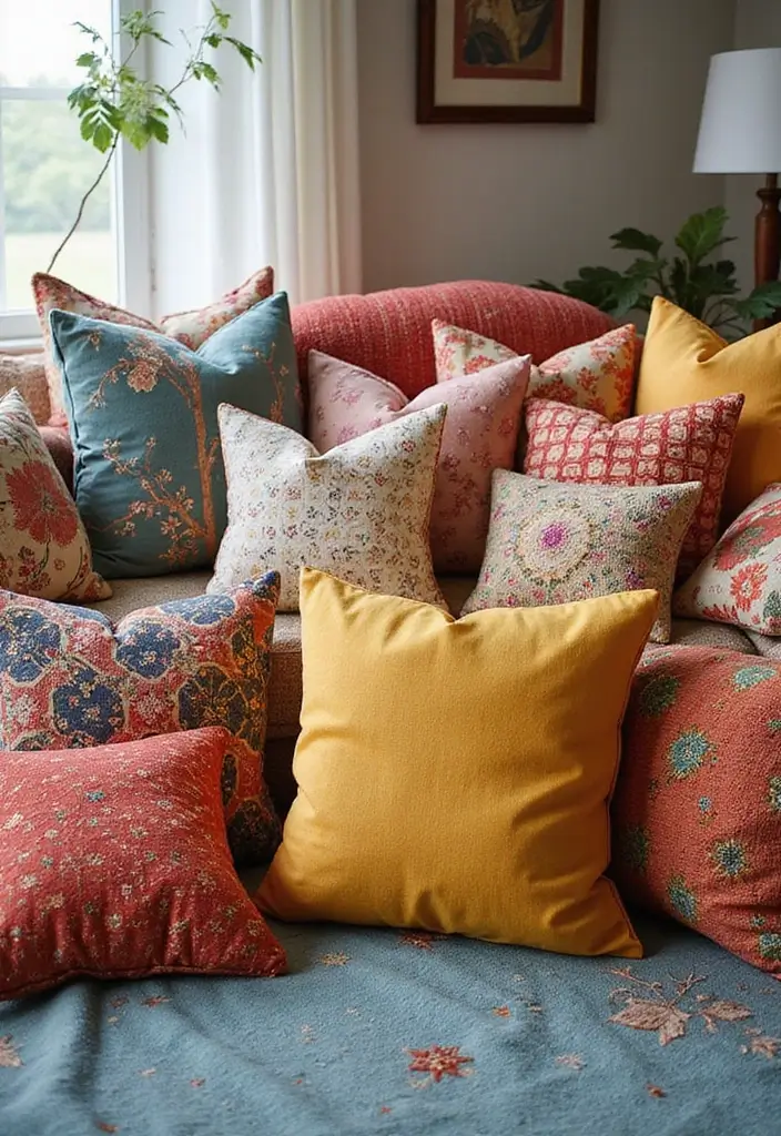 26 Toca Boca Bohemian House Ideas for Cozy Vibes 8 26 Toca Boca Bohemian House Ideas for Cozy Vibes - 8. Funky Throw Pillows