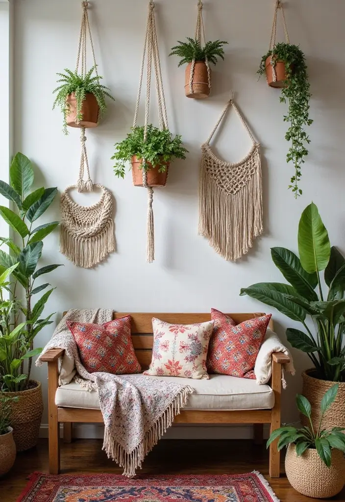 26 Tropical Bohemian Decor Ideas Full of Color 12 26 Tropical Bohemian Decor Ideas Full of Color - 12. Macramé Accents